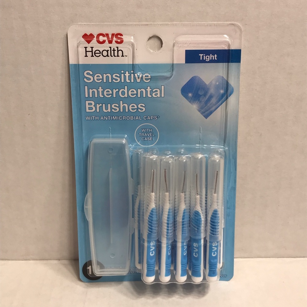 ♦️$3♦️ Sensitive interdental brushes with caps + travel case TIGHT, pack of 16